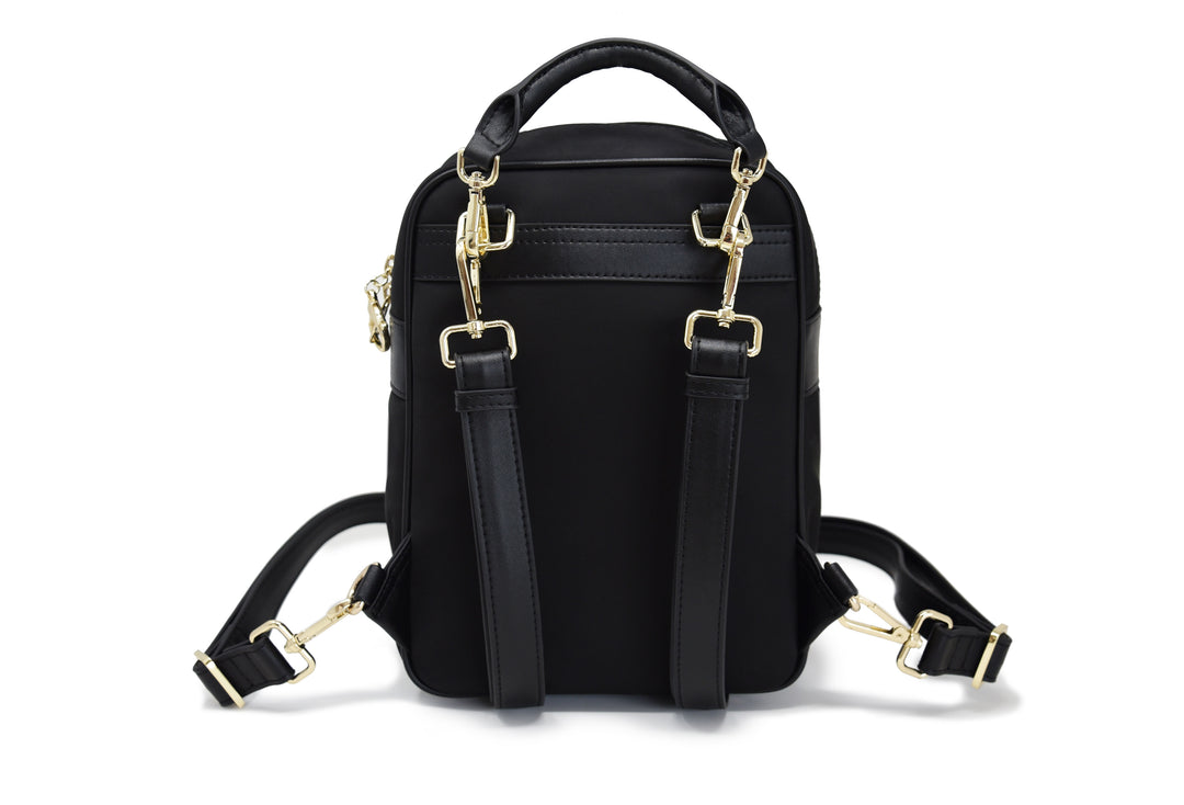 black convertible mini backpack Anti-Theft Waterproof Carmel Convertible Backpack & Crossbody
